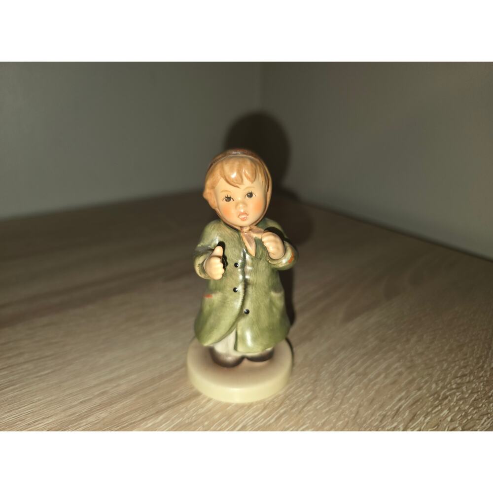 Vintage Hummel Figurine "Keeping Time" TMK 8 #2183 3.5" Goebel Figure Germany